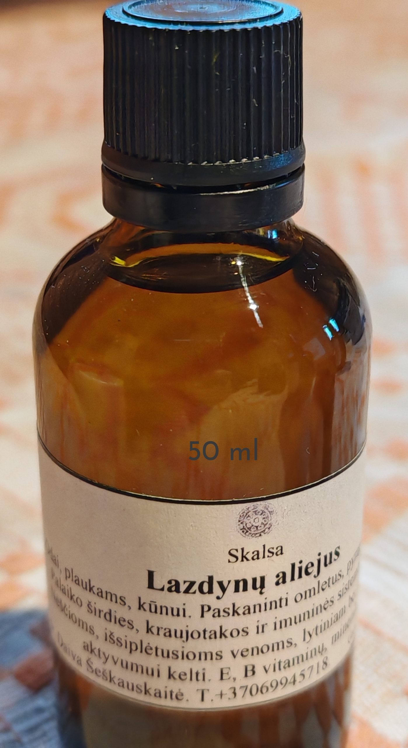 Lazdynu aliejus 50 ml